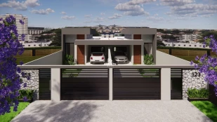 Casa Térrea Moderna no Cidade Jardim com 3 Dormitórios, Sendo 1 Suíte