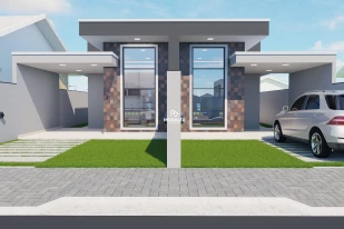 Casa Geminada com Piscina no Litoral do Paraná – Shangrilá