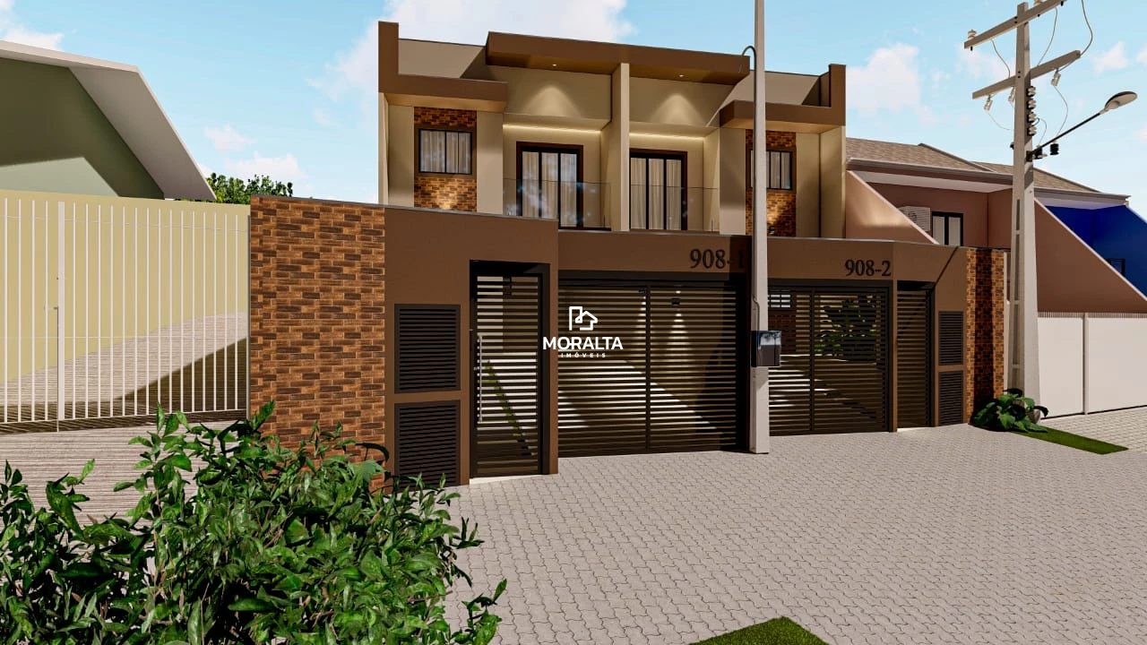 Sobrado 3 dormitorios e suite no bairro Pedro Moro - São José Dos Pinhais