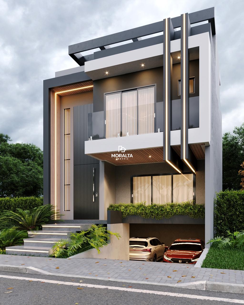 Sobrado Triplex com subsolo - Costeira - São José dos Pinhais/PR