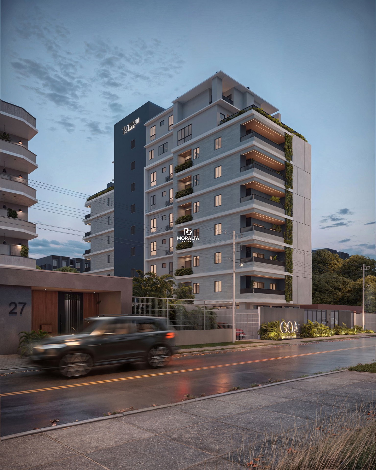 Apartamento com 3 dormitórios sendo uma suíte à venda - Água Verde - Curitiba/PR