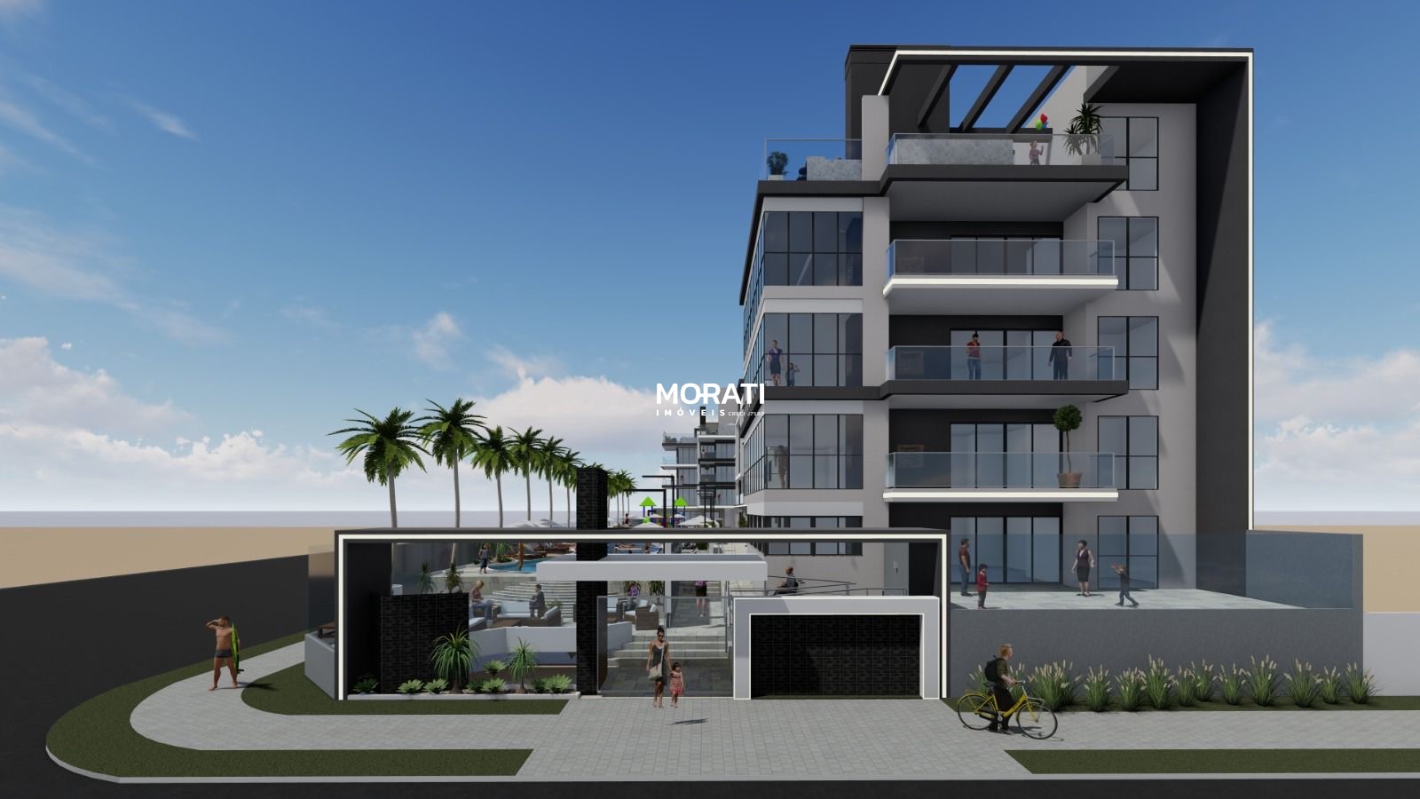 Apartamento Alto Padrão com vista para o mar à venda, 134 m² por R$ 1.415.085,00 - Albatroz - Matinhos/PR